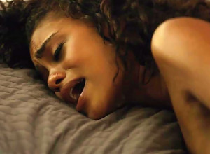 Amazing Ebony Nymph Unbelievable Porn Scene